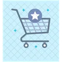 Compras Favoritas Comprar Produto Favorito Carrinho De Compras Icon