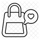 Compras Favoritas Bolsa De Compras Compras Icono
