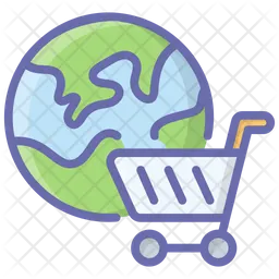 Compras globais  Ícone