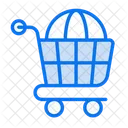Comercio Eletronico Compras Em Todo O Mundo Compras On Line Ícone