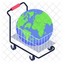 Compras Em Todo O Mundo Compras Globais Compras Ícone