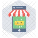 Compras Moviles Movil Compras Icono