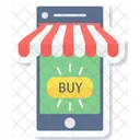 Compras Moviles Aplicacion De Compras Compras En Linea Icono