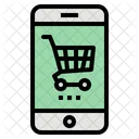 Movil En Linea Compras Icono