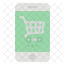 Movil En Linea Compras Icono