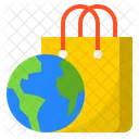 Compras Mundiais Compras Globais Compras Mundiais Ícone