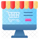 On Line Compras Comercio Eletronico Icon