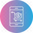 Compras On Line Marketing Midia Icon