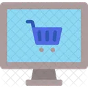 Compras On Line Loja On Line Comercio Eletronico Icon