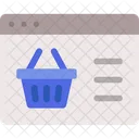 Compras On Line Loja On Line Comercio Eletronico Icon