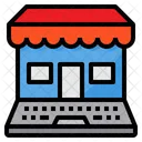 Marketing Laptop Loja Icon