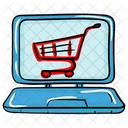 Compras En Linea Compras En Linea Comprar En Linea Icono