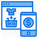 Sitio Web En Linea Compras Icono