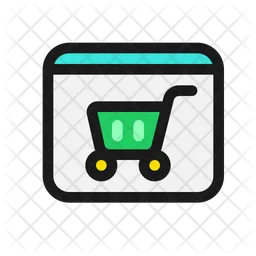 Compras online  Ícone