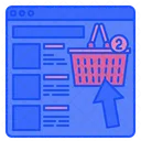 Compras online  Ícone