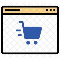 Compras online  Ícone