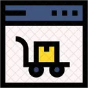 Compras En Linea Web Tienda En Linea Icono