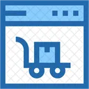 Compras En Linea Web Tienda En Linea Icono