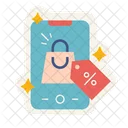 Desconto em compras on-line  Icon