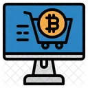 Compras on-line de bitcoins  Ícone