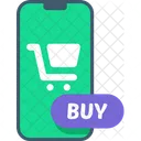 Compras En Linea Movil En Linea Icono