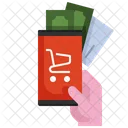 Pagamento De Compras Compras On Line Compras Moveis Ícone