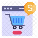 Compras na web  Ícone