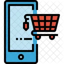 Compras pelo celular  Ícone