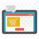 Compras Por Internet Compras En Sitios Web Compras En Paginas Web Icono