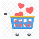 Compras De San Valentin Compras De Bodas Compras De Matrimonio Icono