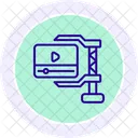 Video Compresion Medios Icon