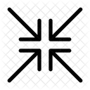 Compress Shrink Minimize Icon