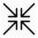 Compress Shrink Minimize Icon