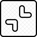Compresser Direction Indicateur Icône