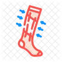 Compression Socks Running Icon