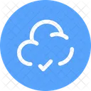 Verificacion En La Nube Nube Verificacion Icono