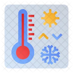 Comprobador de temperatura  Icono