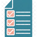 Cheque Lista De Verificacion Documento Icono
