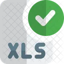 Comprobar el archivo xls  Icono