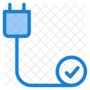 Comprobar Conector Comprobar Cable Raton Icon