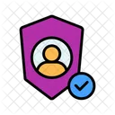 Comprobar La Seguridad De La Cuenta Verificar El Perfil Seguridad De La Cuenta Icono