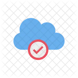 Comprobar datos de la nube  Icono