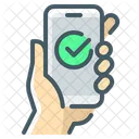 Comprobar el móvil  Icono