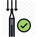Comprobar la pinza del lápiz  Icono