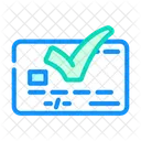 Tarjeta De Credito Verde Icono