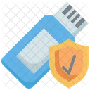 Comprobar la seguridad de la unidad flash  Icono