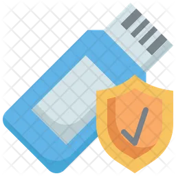 Comprobar la seguridad de la unidad flash  Icono
