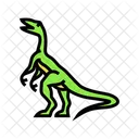 Compsognathus Dinosaur Animal Icon