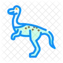 Compsognathus Dinosaur Animal Icon