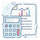 Estimateur Calculatrice Outil De Mathematiciens Icône